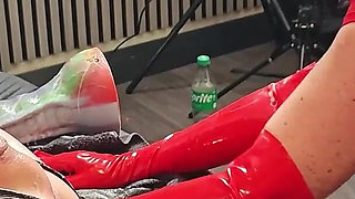 Double Anal Fisting with Mistress Luciana and Adelina Noir