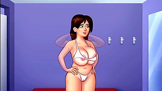 Fucking cartoons, big tits natural, video game