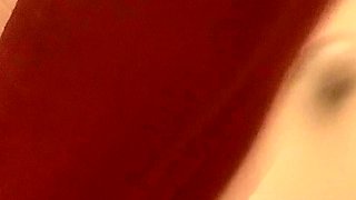 Amateur brunette teen in solo