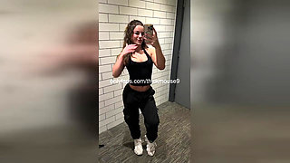 18-Year-Old Student Leaks Pussy During Online Yoga Class Oops!