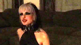 Behind the Scene: BDSM and Rough First Double Penetration for Goth Slut