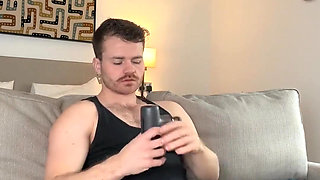 Horny After the Gym! Cumming and Squirting with My Massage Gun