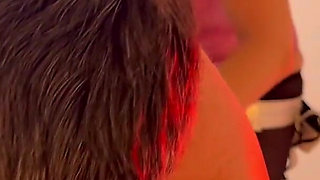 French Pegging - He Sucks My Man While I Fuck His Ass with My Strapon! Intense Anal Orgasm