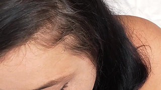 Hairy Housewife Christina Santes POV Sloppy BBC Face Fucking