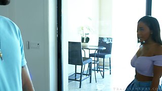 Lewd harlot Lily Starfire exciting xxx clip