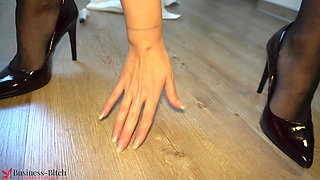 Pantyhose fake cum pussy fucked and creampied