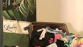 Hot Sexy Long Legs Big Tits Redhead Comes for a Fashion and Lingerie Try on Haul Turns Into Softcore Erotic No Panties Show