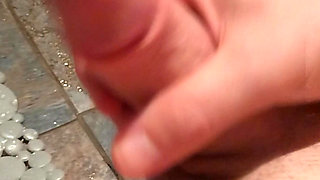 Handjob in the shower