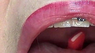 I Swallow Ten Candy Sticks!!