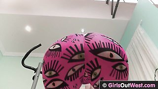 Pubic hair trailer with irresistible doll from Girls Out West