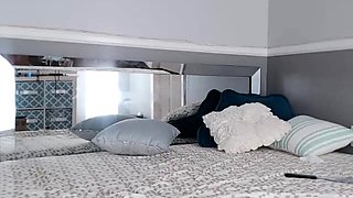 Blonde and brunette lesbian teen belles misbehave