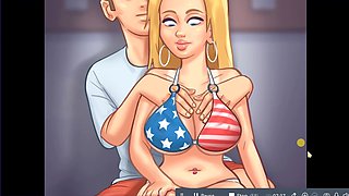 Family cartoon porn, summer saga, story