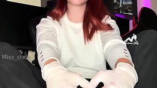 Porn latex movie with foot fetish and blonde mistress