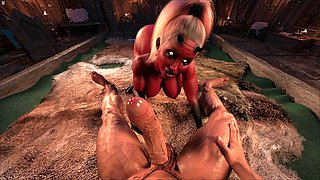 Future Money Mans BBW Evil Girl Cowgirl Ride on Monster Cock Deepthroat Blowjob