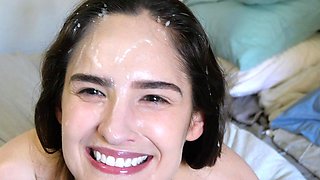 POV Handjob Blowjob cumshot compilation