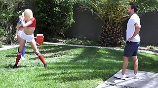Hot Charlotte Sins And Kenna James Having Outdoor Fun With