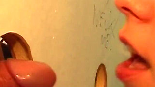 I hunt my cunt - young girl Zdenka fucks some gloryhole dude on public toilet