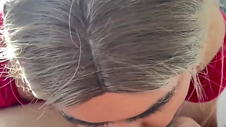 Sissy Addicted to the Taste: Sloppy BJ & Lick