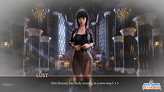 Sisters in Sin Gameplay Part 19 - Helga Caught Fingering in Front of the Altar