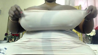 Black BBW Lingerie Tease