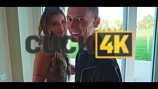 Cuck4k. my hot wifey invited a badass bull