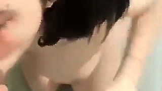 Big Tits Stepsister Drinking Milk From My Cock