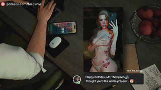 Taking my daughter's slutty bestfriend on the desk