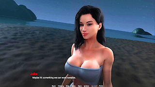 Away From Home #46 - Stepmommy Makes Love on the Beach - Animated 3D Sex Game