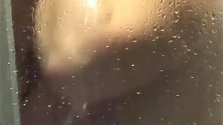 Watch Julie in the Shower Getting Ready for Client