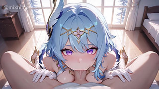 Odette-Gets Roughly Fucked After Performance Hard POV Fuck (Genshin Impact)