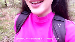 Risky German JOI public masturbation (almost caught)