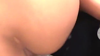 Huge Tit Latina Squeezes Big Dildo in Tight Pussy