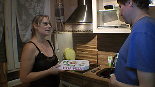 Cumshot on the Glasses MILF