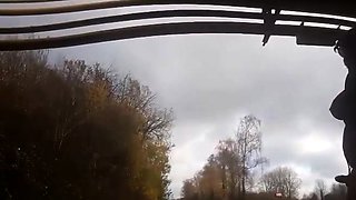 Crossdresser Outdoor Masturbation Adventure