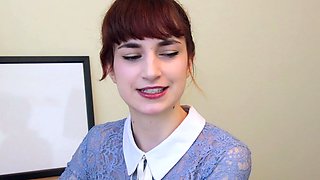 Petite small tit babe with perfect pussy masturbates