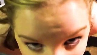 Lottie Peers Busty Blonde Sloopy Rimjob Deepthroat Greedy Swallow Cum!