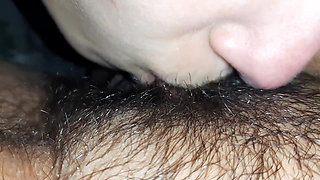 My Girlfriend Sucks, Bites, Sucks, Licks My Hairy Pussy