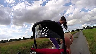 Femdom fetish mistresses fuck bdsm loser with strapon
