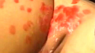 Humiliating candle dripping