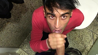 Taste Stepbrothers Cock and Cum at Meeting in Restaurant 2