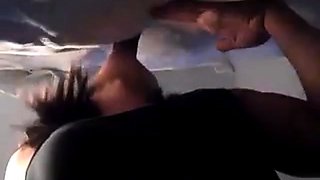 Black Cock Blowjob at Gloryhole by Crossdresser