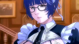 Tender maid guides shy virgin boy into a steamy bath