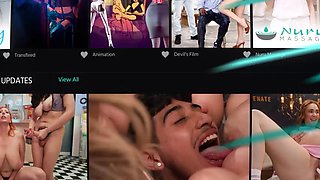 NURU MASSAGE - This Man Enjoys Unexpected Gift From This Hot NURU Massage With Hot Alexa Chains: Porn