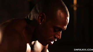 Black muscled dude fucked hot dolls Canela Skin and Kira Queen