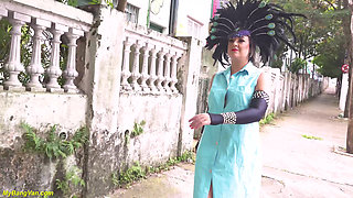 BBW samba dancer rough van ass fucked