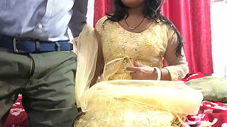 Desi Ladaki Ne Ghagara Pahankar Kahi Ja Rahi Thi Tabhi Uska Devar Akar Bola Ki Muze Chodana Hai Chut