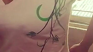 Stepdaughter Self Video for Stepfather's Milk