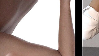 Cheating Asian Slut Wife Fucked by Big Cocks at Work