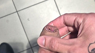 Handjob at work