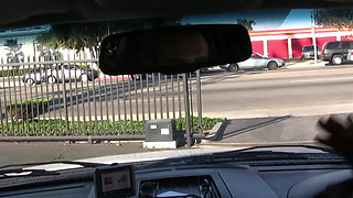 Dripping Car Fingering to Ahegao Drooling Blowjob Madness